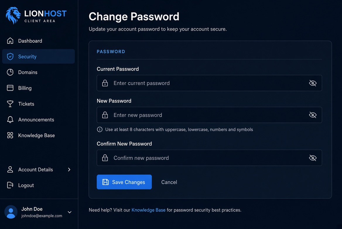 Change Password
