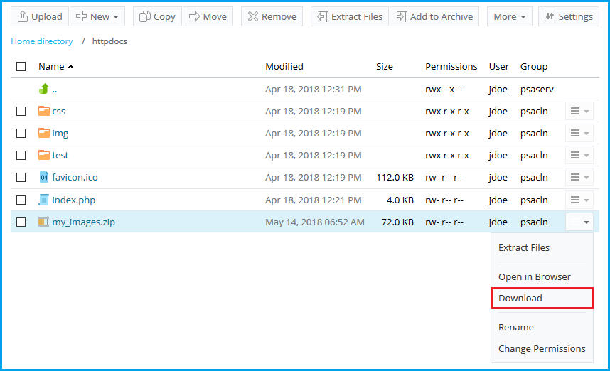 File Manager