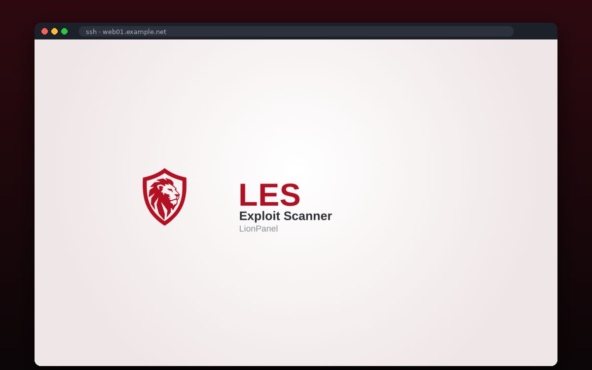 Lion Exploit Scanner — LES